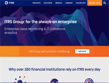 Tablet Screenshot of itrsgroup.com